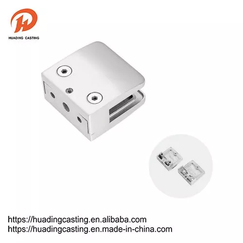 304 316 Kẹp lan can thủy tinh hình vuông bằng thép không gỉ