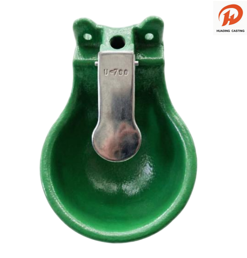 Bát nước uống chăn nuôi bằng gang với tấm đẩy bằng thép không gỉ